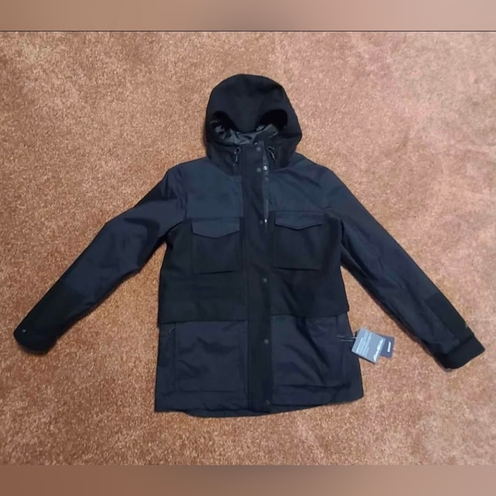 Eddie Bauer Black Down 3-in-1 Jacket